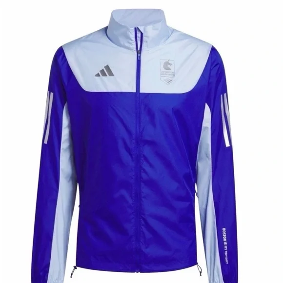 Adidas Mens AdiZero Boston Marathon 2025 Running Jacket XL $120 windbreaker - Picture 1 of 16